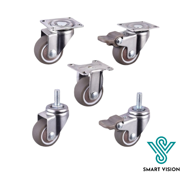 BÁNH XE ĐẨY BẰNG NHỰA DẺO TPR D=50mm