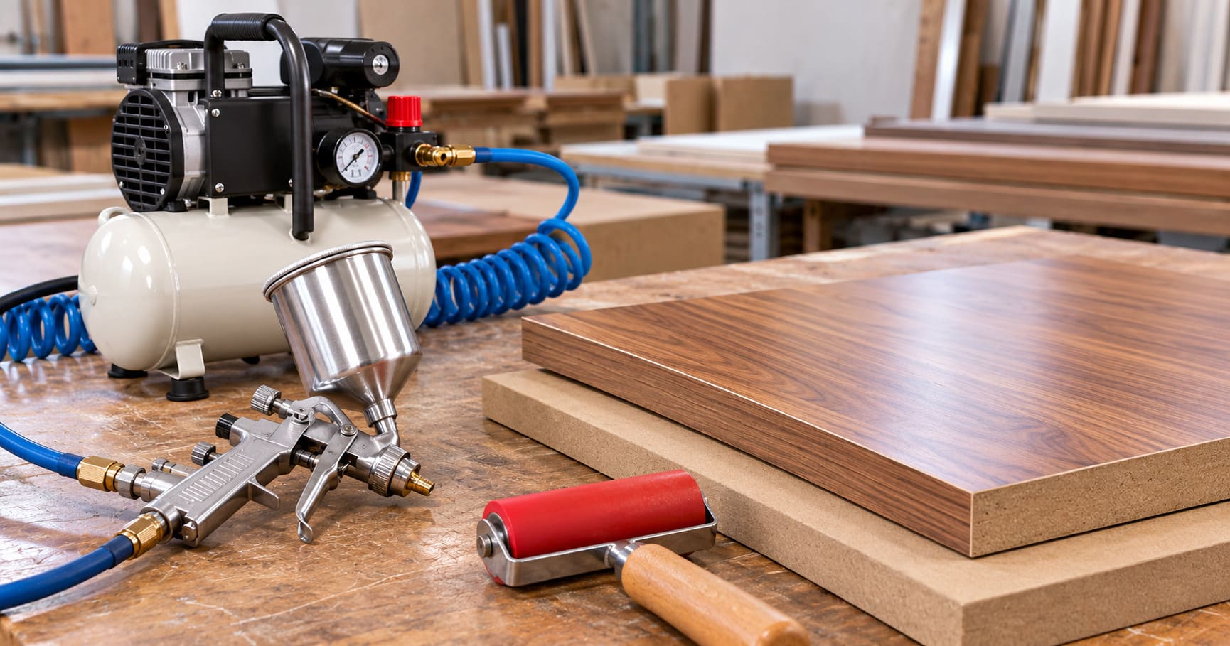 Chuẩn bị vật liệu và dụng cụ trước khi dán laminate
