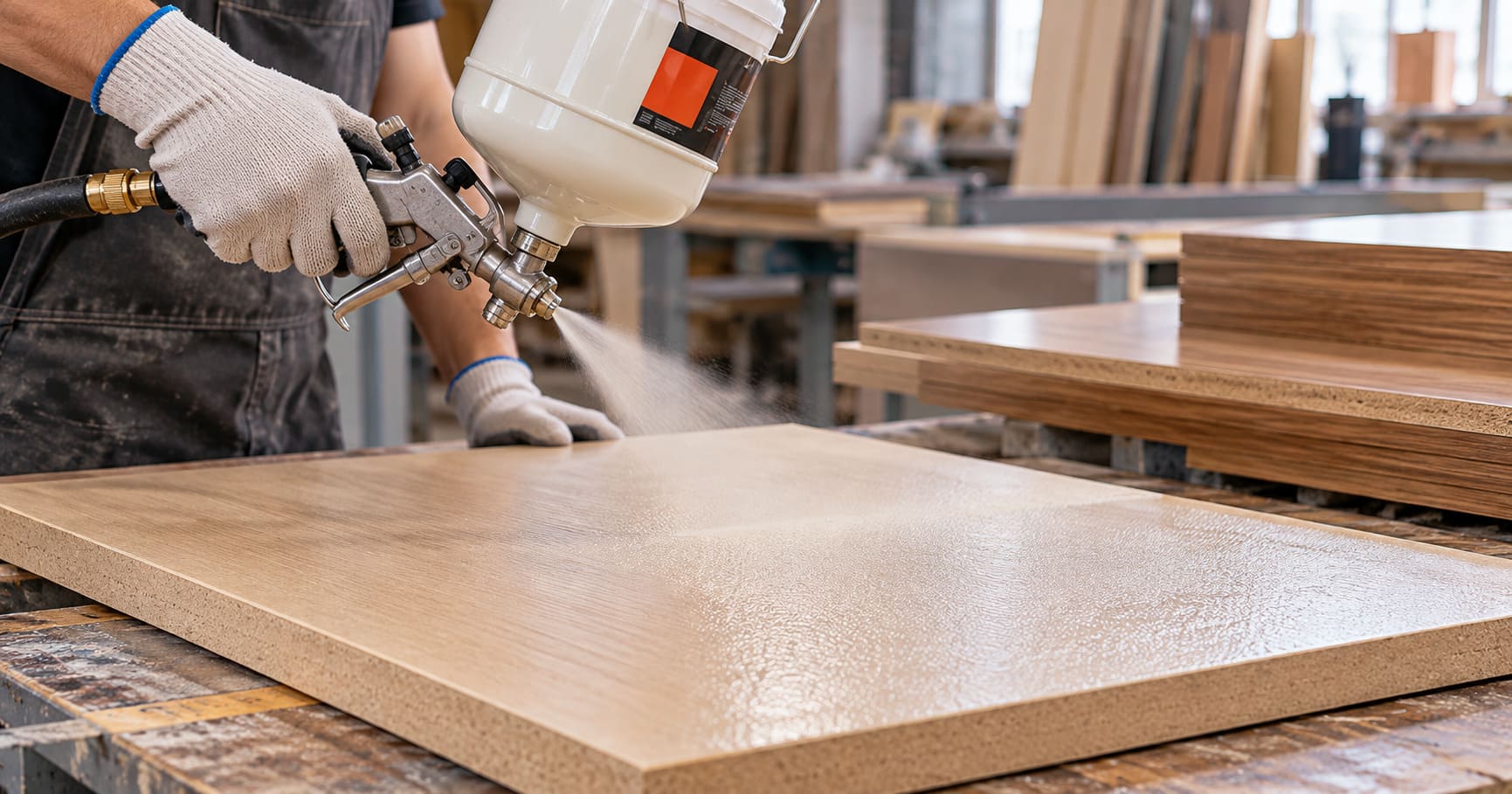 Keo phun chịu nhiệt cho Laminate, Veneer và Acrylic
