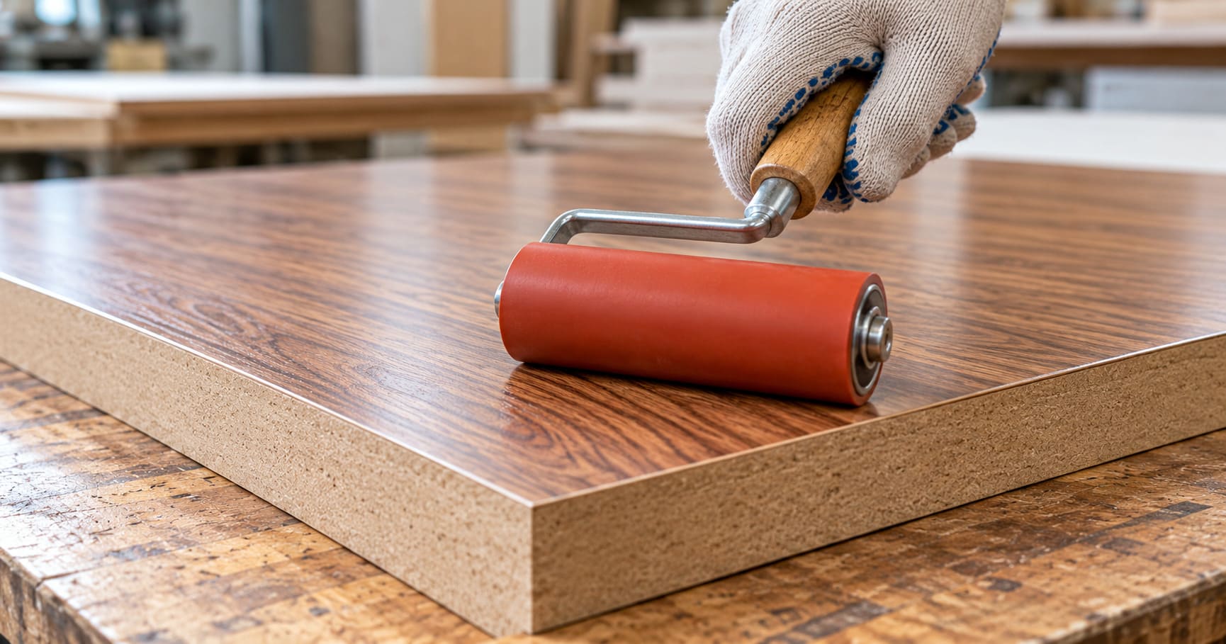 Ghép laminate và tạo lực ép